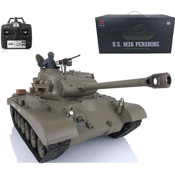 HengLong 3838-1 Henglong M26 Pershing R/C Tank 7.0V RTR + Smoke/Sound 1/16