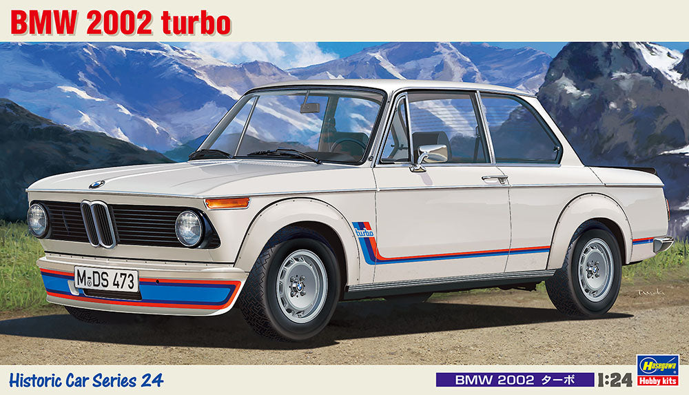 Hasegawa 1/24 Scale BMW 2002 Turbo Plastic Model Car Kit 21124