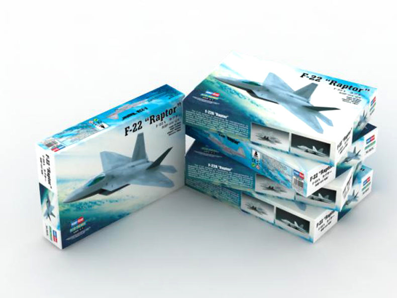 HobbyBoss 1/72 Scale F-22 Raptor Plastic Model Kit 80210