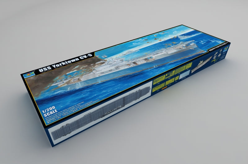 Trumpeter 1:200 Yorktown CV-5 Aircraft Carrier Model | No. 03711