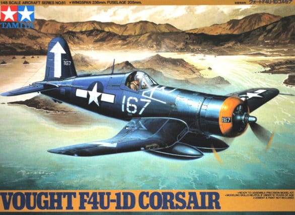 Tamiya 1/48 Scale Vought F4U-1D Corsair Plastic Model 61061 NZ Stock