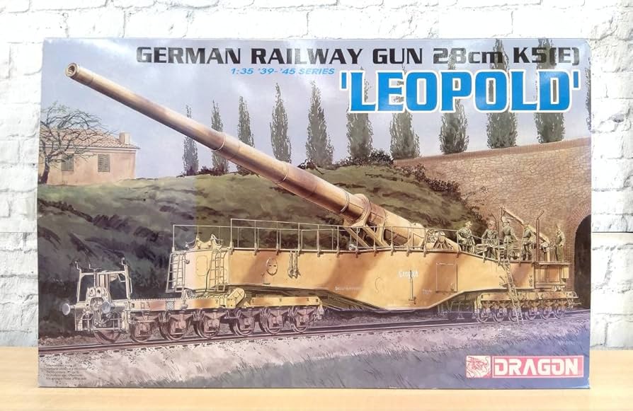 Dragon 1/35 Scale German Railway Gun 28cm K5(E) "Leopold" Plastic Model 6200 NZ Stock
