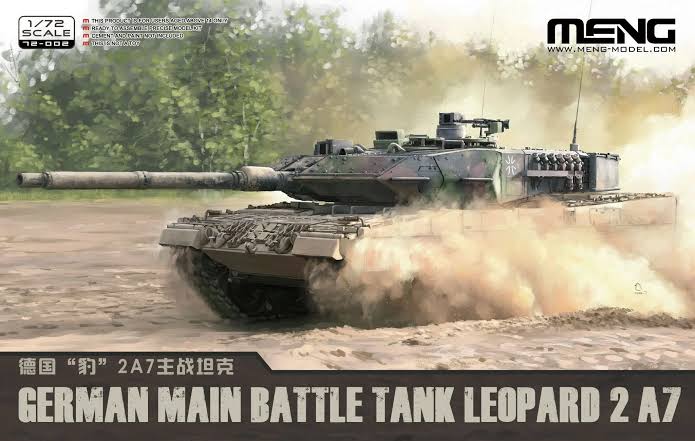 Meng Model 1/72 Leopard 2A7 72-002 German Main Battle Tank Model Kit NZ Stock