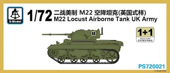 S-Model 1/72 Scale Locust Airborne Tank British Army (2 Quickbuild Kits) Plastic Model PS720021 NZ Stock