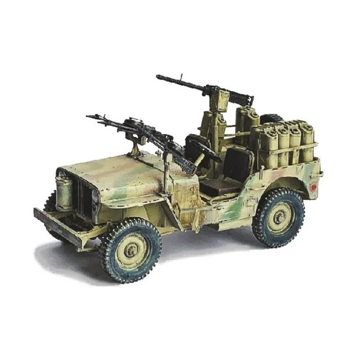 Dragon 1/6 SAS 1/4-Ton 4x4 Patrol Car 75037 WWII British Special Air Service Vehicle Model Kit NZ Stock