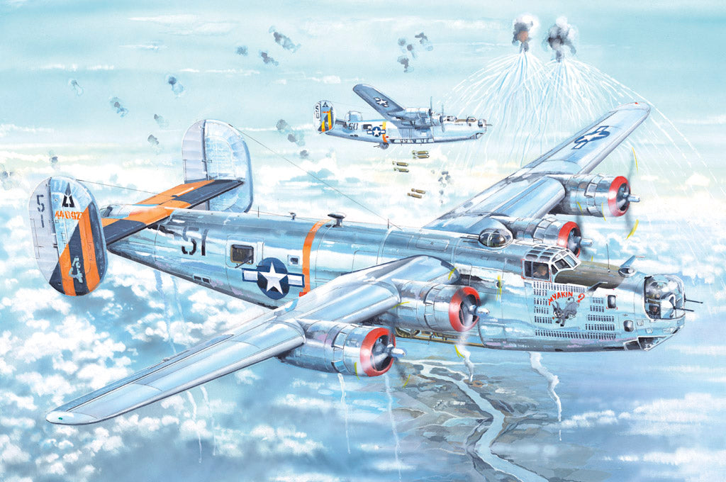 HobbyBoss 1/32 Scale B-24J Liberator WWII Heavy Bomber Plastic Model Kit 83211 NZ Stock