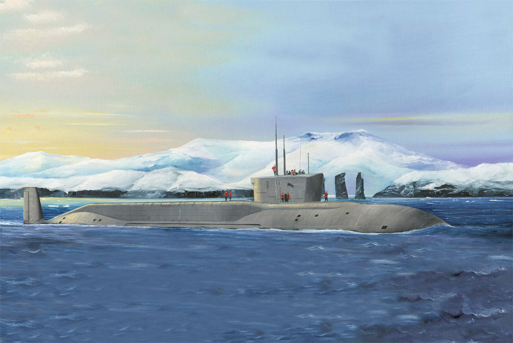 HobbyBoss 1/350 Russian Navy Project 955 Borei Yuri Dolgoruky SSBN 83520 Nuclear Submarine Model Kit NZ Stock
