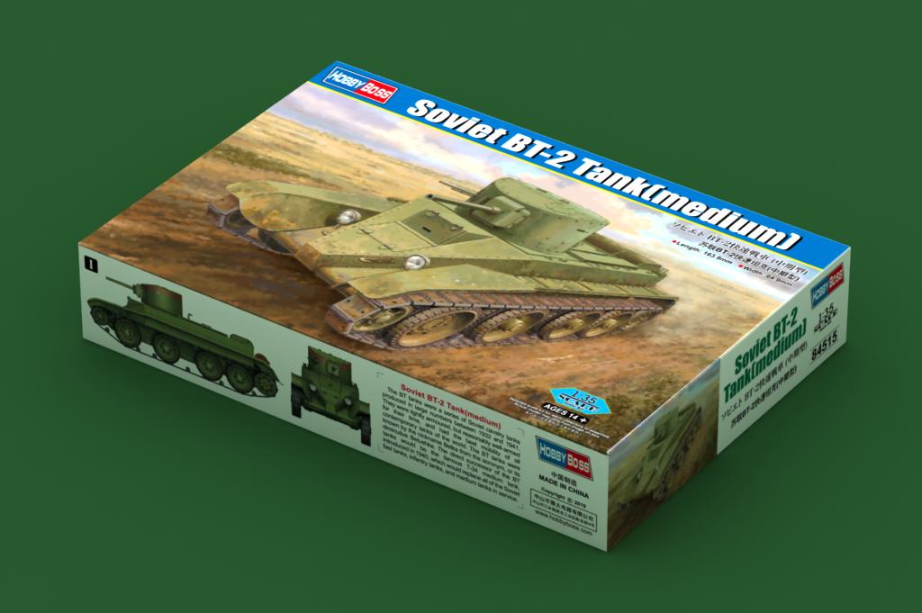 HobbyBoss 1/35 Soviet BT-2 Tank Mid Production 84515 WWII Soviet Light Tank Model Kit NZ Stock