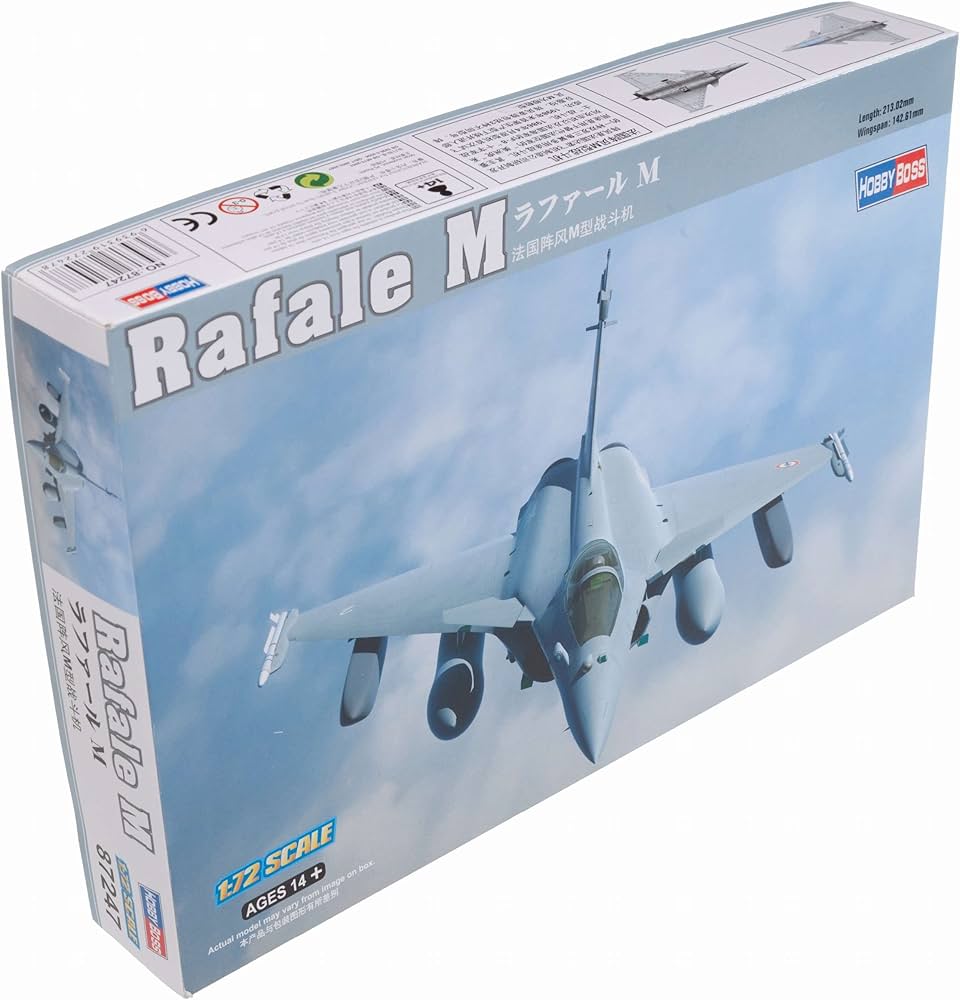 HobbyBoss 1/72 Scale Dassault Rafale M Carrier Fighter Plastic Model 87247 NZ Stock