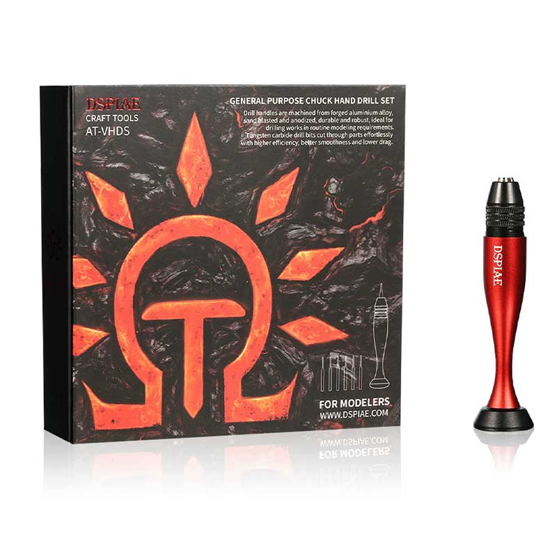 DSPIAE AT-VHDS Universal Gripping Handle Hand Drill Set – Hobby Craft Model Tool