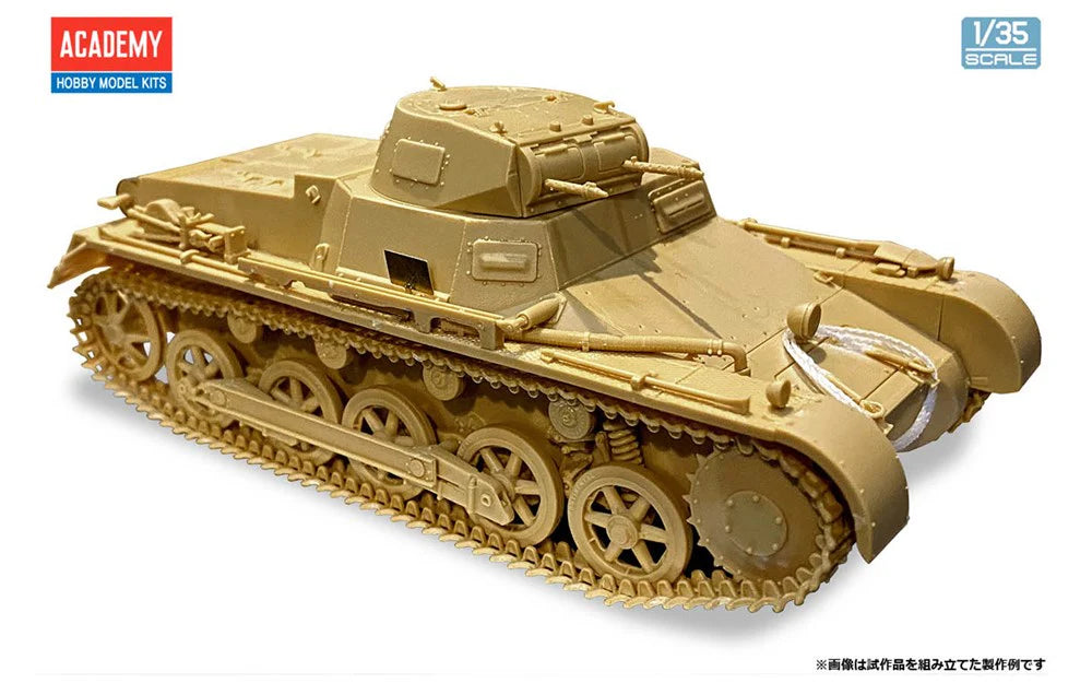 Academy 1:35 scale German Panzer I Ausf. B & Motorcycle "Zundapp KS750" 13556 scale model kit