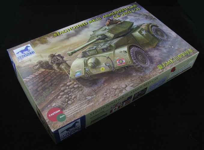 Bronco 1:35 scale Staghound Mk. III Armoured Car 35021 plastic model