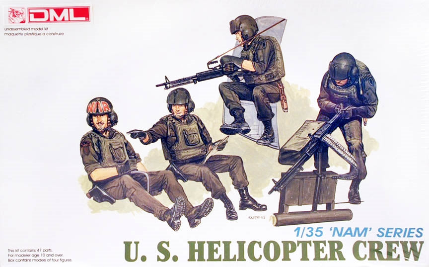 Dragon 1/35 U.S. Helicopter Crew – Vietnam War (Kit 3311)