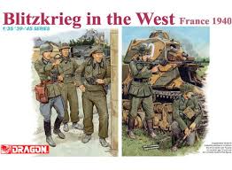 Dragon 1/35 Scale Blitzkrieg in the West (France 1940) WWII German Army Figure Set 6347