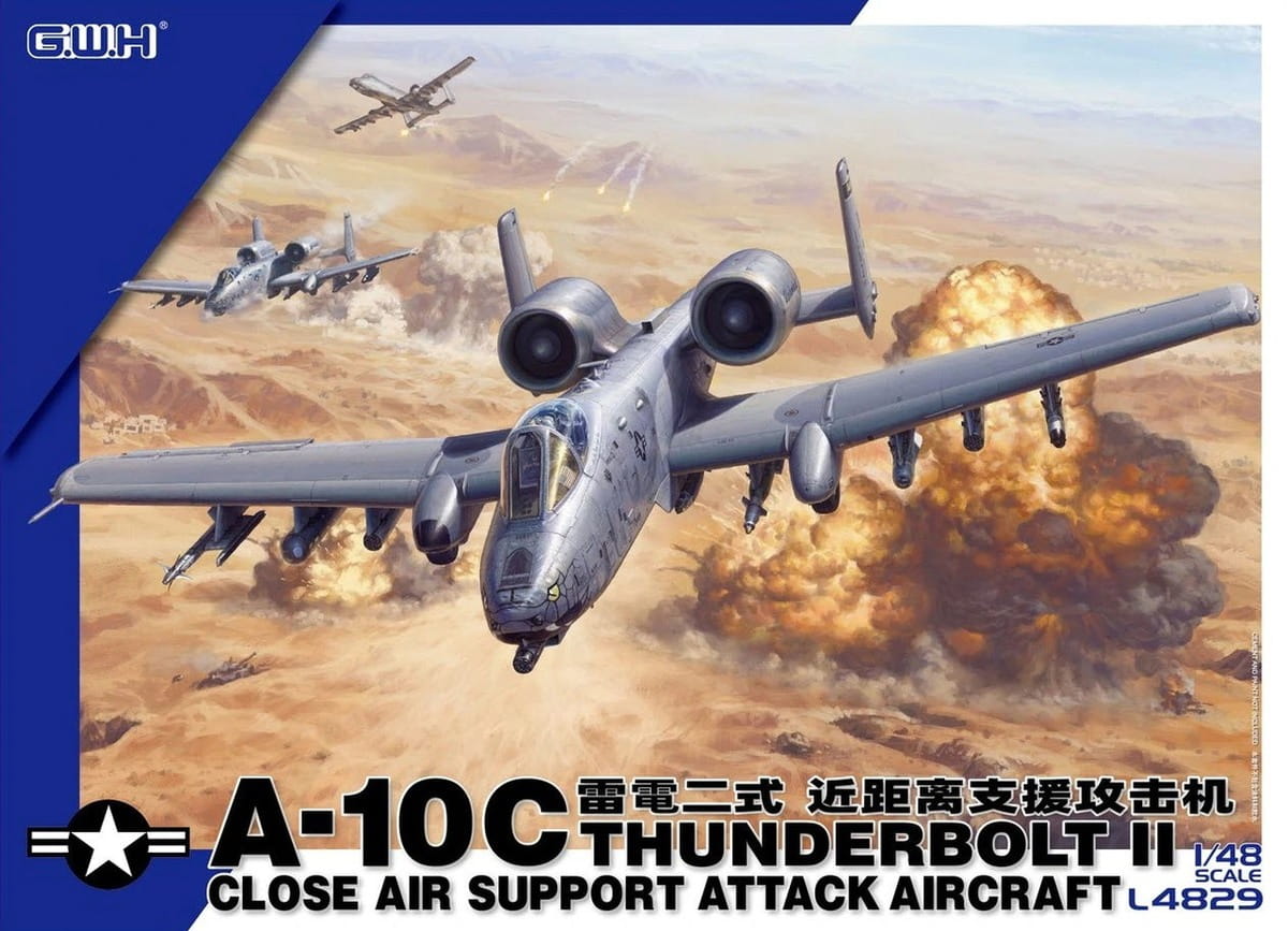 Great Wall Hobby 1/48 Scale A-10C Thunderbolt II L4829 Plastic Model Kit