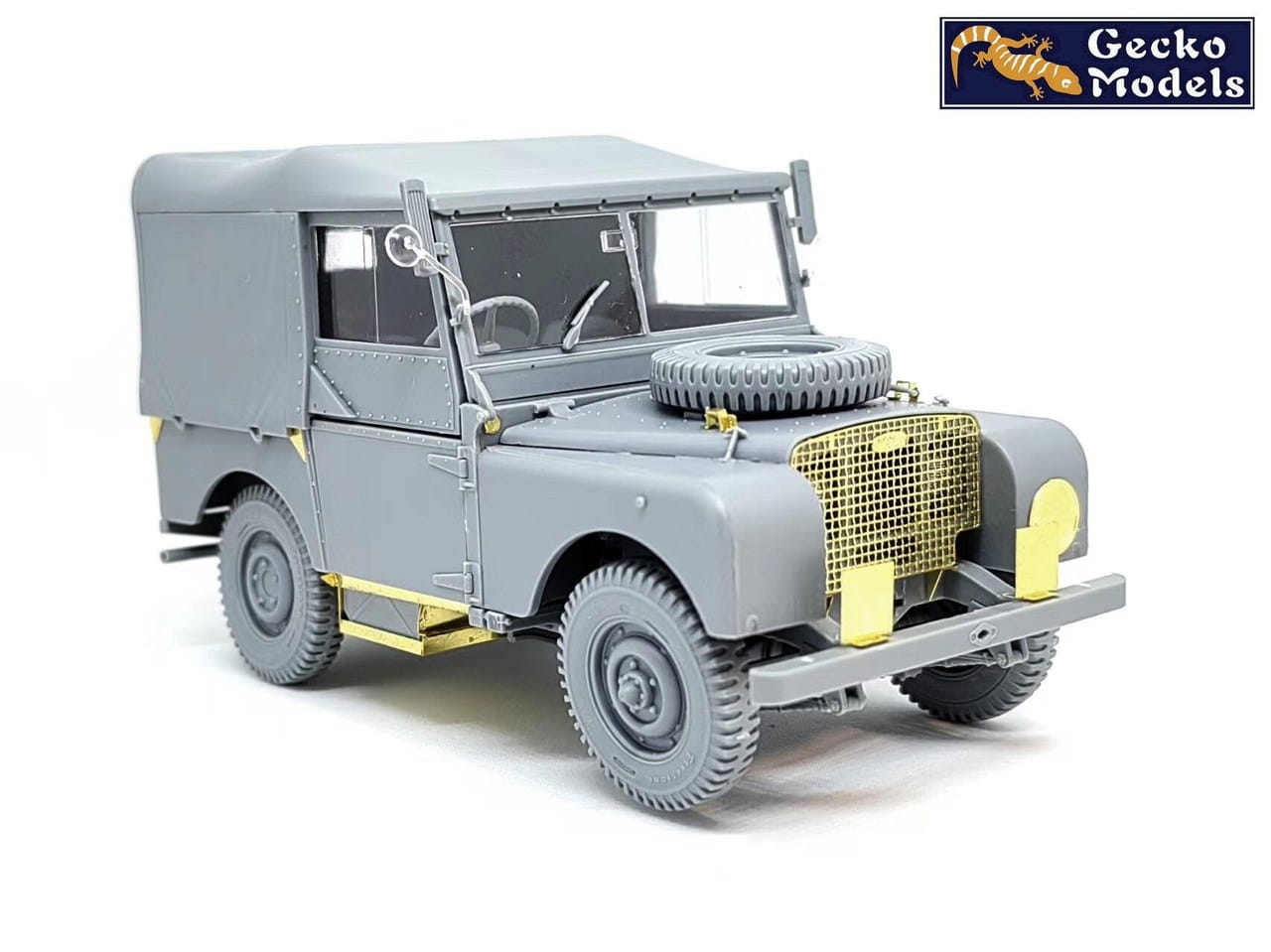 Gecko Models 35GM0062 - 1:35 British FV18001 Mk.1 80in 4x4 Utility Vehicle w/ Canvas Roof Top Early Prod