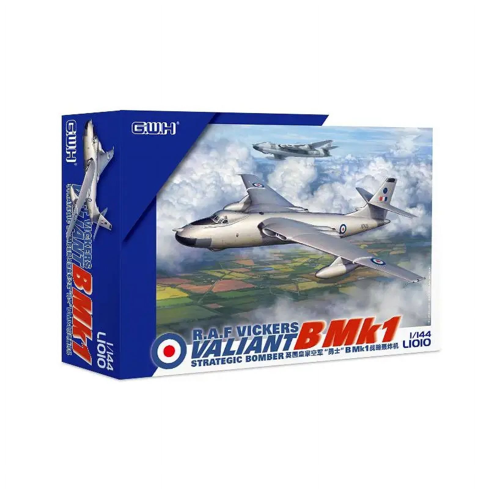 Great Wall Hobby 1:144 scale RAF Vickers Valiant B Mk.1 British Strategic Bomber L1010 scale model kit