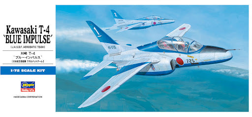 Hasegawa 1/72 Scale Kawasaki T-4 “Blue Impulse” JASDF Aerobatic Team 00441 Plastic Model Kit