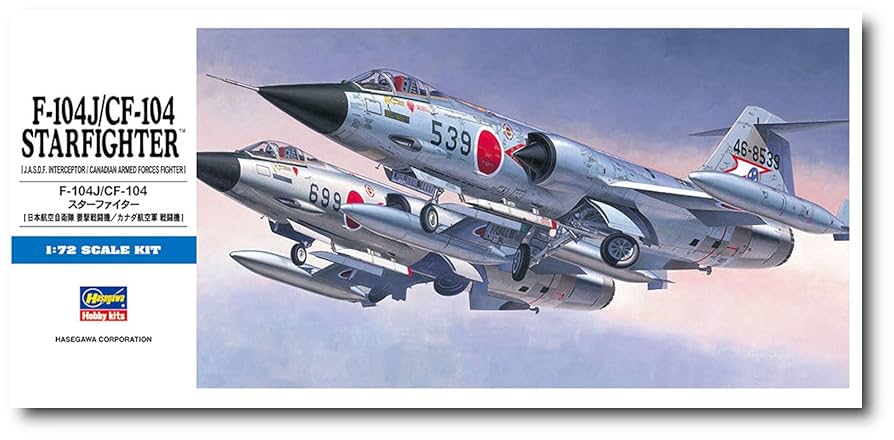 Hasegawa 1/72 F-104J / CF-104 Starfighter – Kit No. 00446