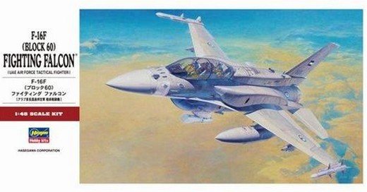 Hasegawa 1/48 Scale F-16F Block 60 Fighting Falcon Plastic Model Kit 07244
