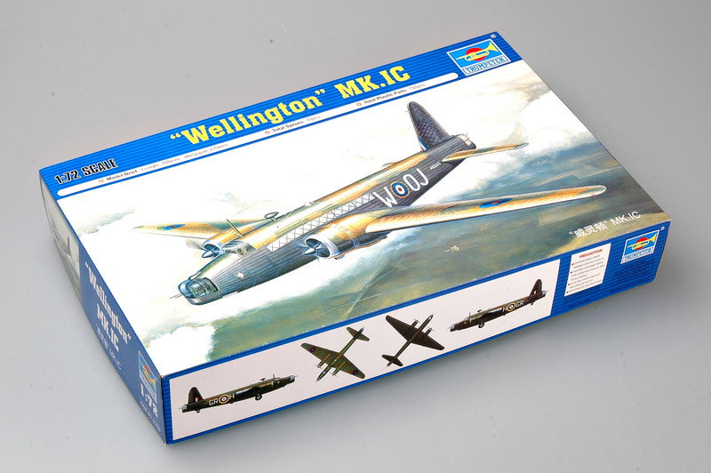 Trumpeter 1/72 Vickers Wellington Mk.IC British WWII Bomber (No. 01626)