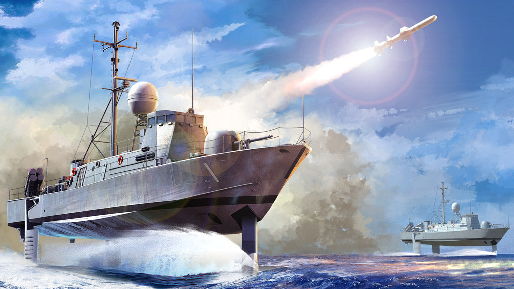HobbyBoss 1/200 USS Pegasus PHM‑1 Hydrofoil (No. 82005)