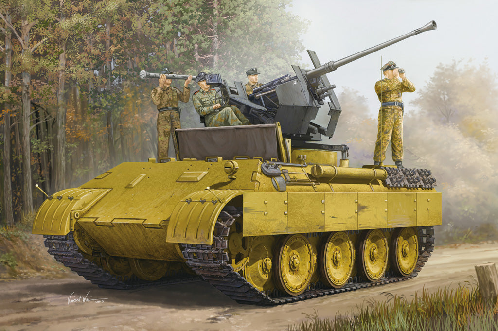 HobbyBoss 1/35 German Panther Ausf. D Flak Bergepanther WWII Kit 82492