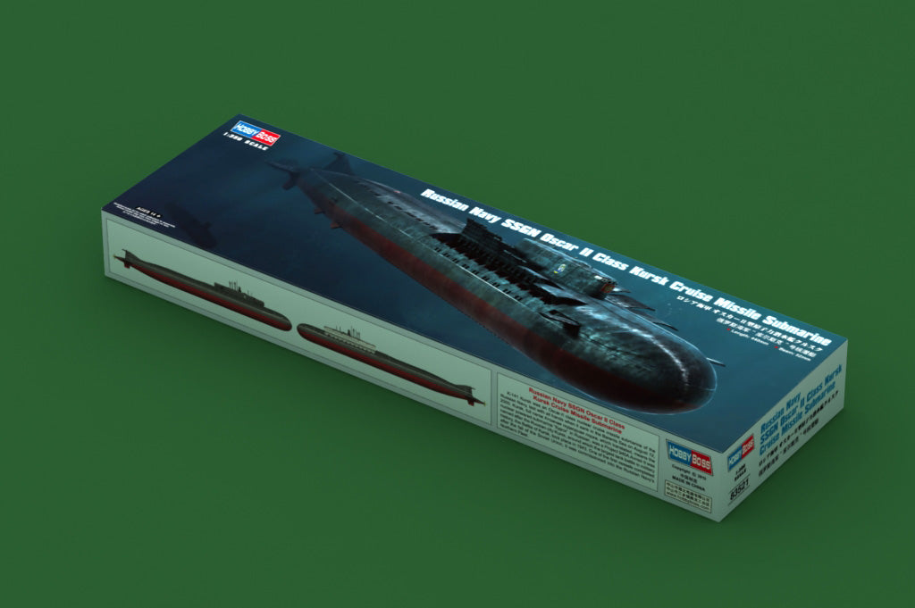 HobbyBoss 1/350 Scale Russian Navy SSGN Oscar II Class Kursk Cruise Missile Submarine 83521 Plastic Model Kit NZ Stock