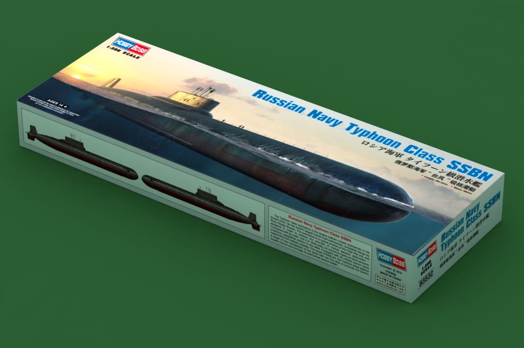 HobbyBoss 1/350 Scale Russian Navy Typhoon Class SSBN 83532 Plastic Model Kit NZ Stock