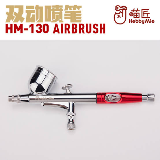 HobbyMio HM-130 Dual Action Airbrush 0.3mm Precision Airbrush for Scale Models NZ Stock