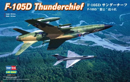 HOBBY BOSS 1:48 scale F-105 D Thunderchief 80332 plastic model kit