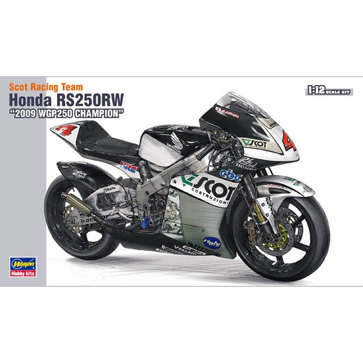 Hasegawa 1/12 Scot Racing Team Honda RS250RW 2009 WGP250 Champion Model Kit (No. 21501)