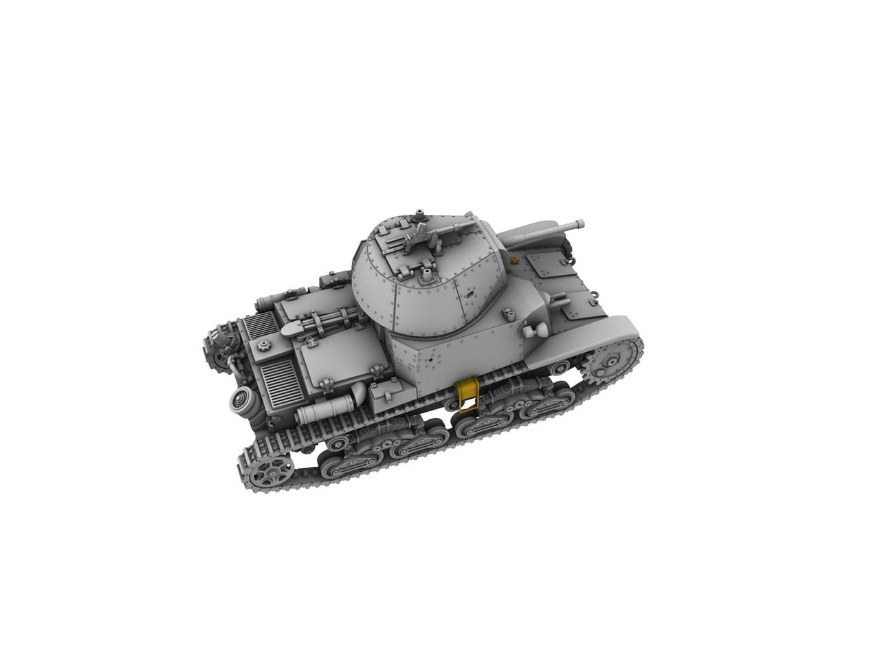 IBG Models 1:72 scale M13/40 Italian Tank Late Production 72125 scale model kit