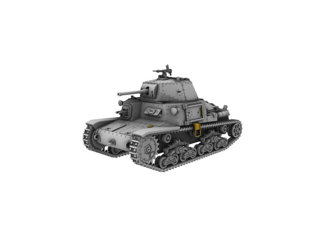 IBG Models 1:72 scale M13/40 Italian Tank Late Production 72125 scale model kit