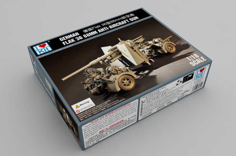 I Love Kit 1/18 German Flak 36 88 mm Anti‑Aircraft Gun (No. 61701)