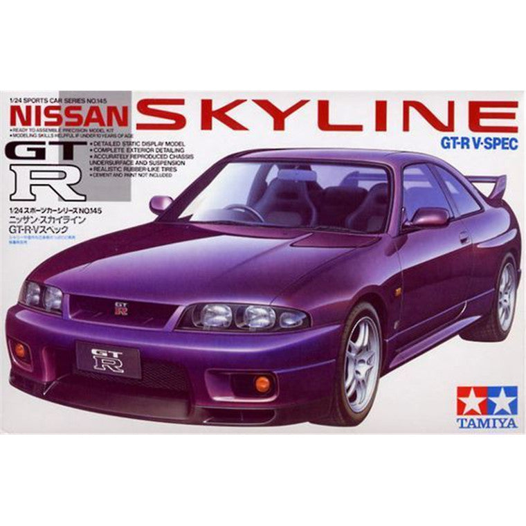 Tamiya 1/24 Nissan Skyline GT-R V·Spec (No. 24145)