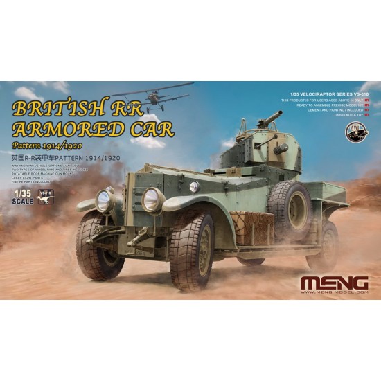 Meng 1/35 British Rolls-Royce Armored Car Pattern 1914/1920 – VS-010
