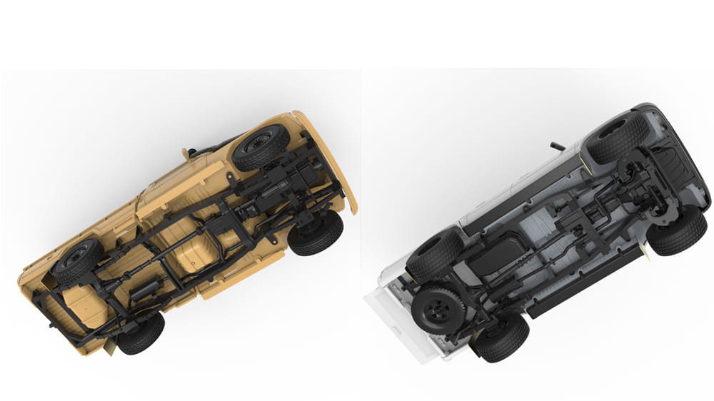 MENG MODEL 1:35 scale Pickup Set VS007 scale model kit