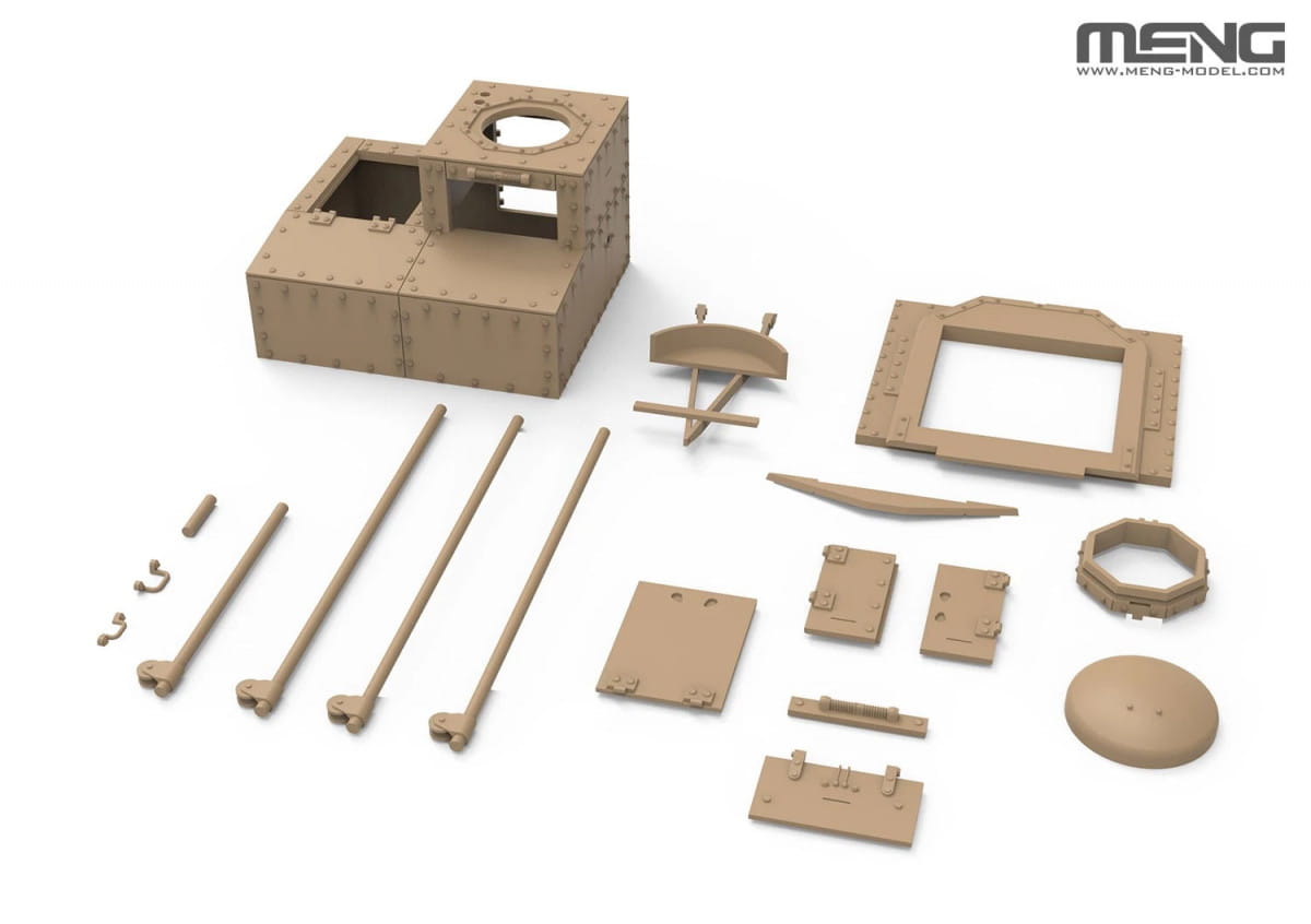 MENG MODEL 1:35 scale French FT T.S.F. Radio Version SS021 scale model kit