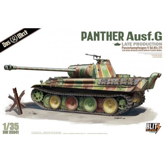 Takom 1/35 Scale Panther Ausf.G Late Production 35001 Plastic Model Kit