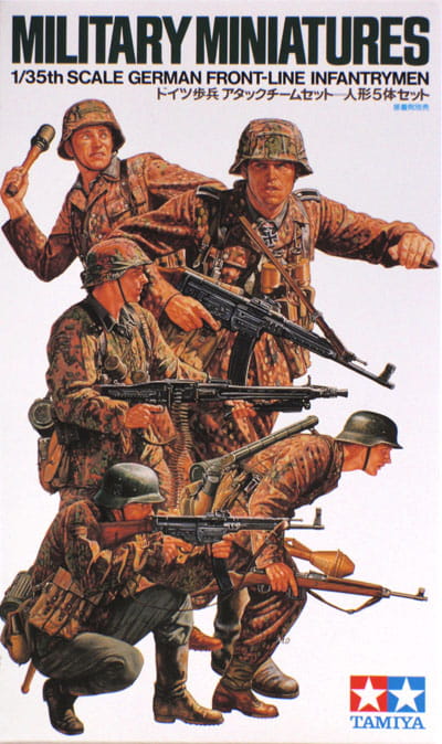 TAMIYA 1:35 scale German Front-Line Infantry 35196 scale model kit