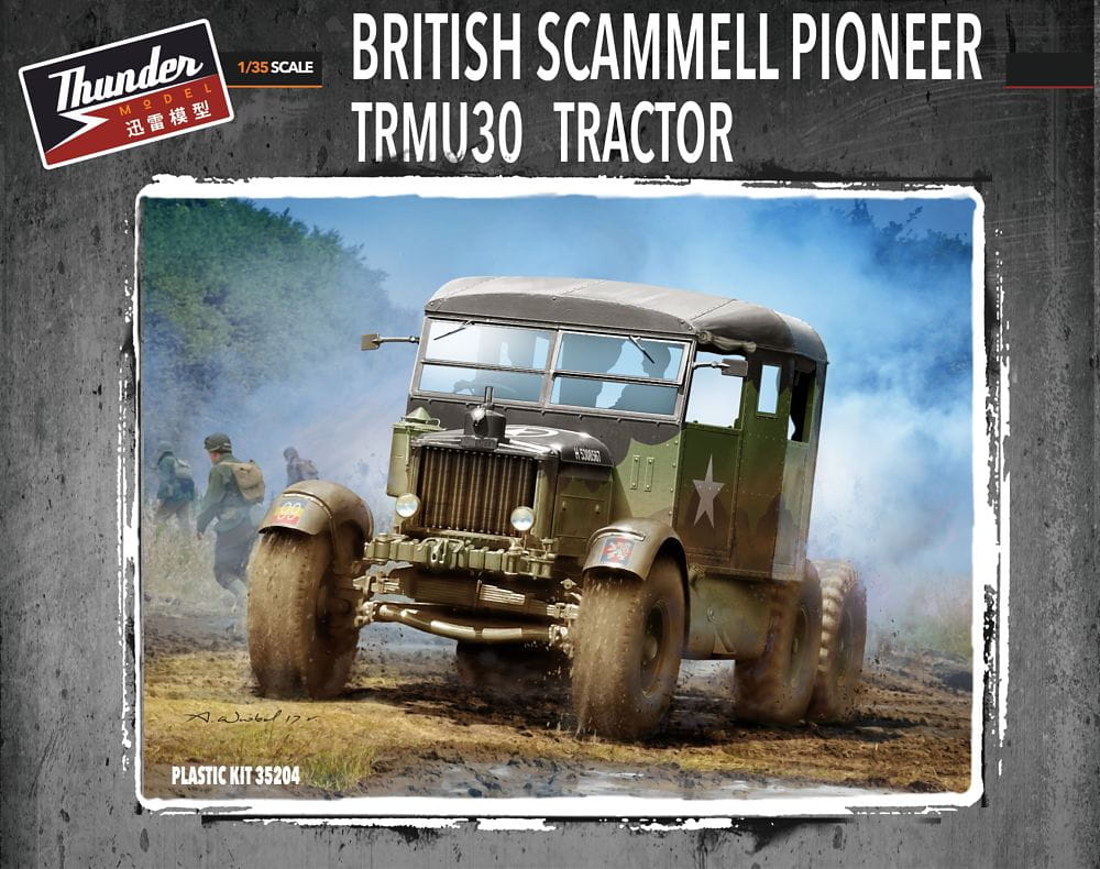 Thunder Model 1:35 scale Scammell Pioneer TRMU30 Tractor 35204 scale model kit