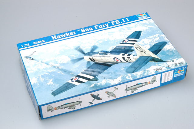 Trumpeter 1/72 Scale Hawker Sea Fury FB.11 Plastic Model Kit 01631