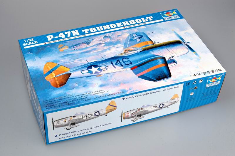 Trumpeter 1/32 P-47N Thunderbolt WWII Fighter Aircraft Model Kit 02265