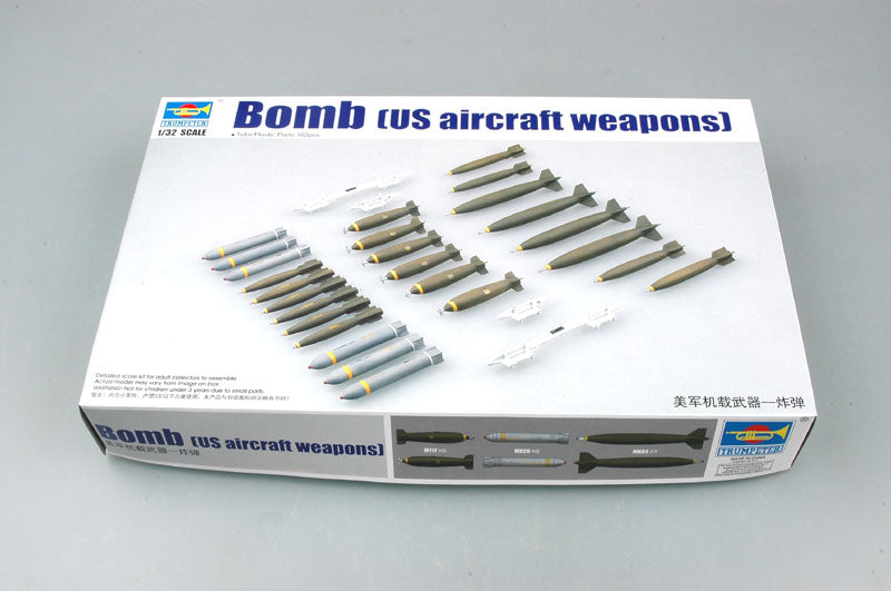Trumpeter 1/32 U.S. Aircraft Bomb Set (No. 03307)