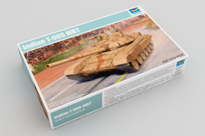 Trumpeter 1/35 Scale Indian T-90S Main Battle Tank 05561 Plastic Model Kit NZ Stock