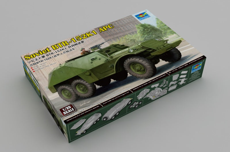 Trumpeter 1/35 Scale Soviet BTR-152K1 APC 09574 Plastic Model Kit NZ Stock