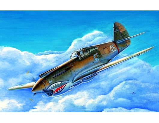 TRUMPETER 1:72 scale P-40B/C Warhawk 01632 plastic model kit