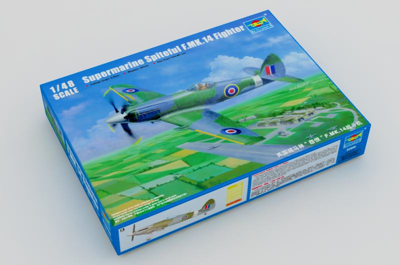 TRUMPETER 1:48 scale Supermarine Spiteful F.MK.14 02850 plastic model kit