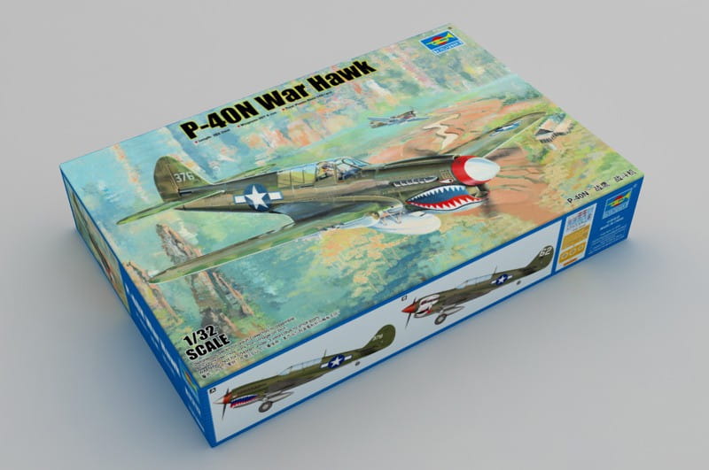 TRUMPETER 1:32 scale Curtiss P-40N Warhawk 02212 scale model kit